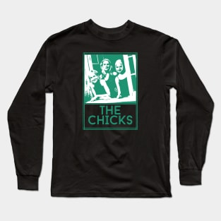 Dixie chicks\\retro fan art Long Sleeve T-Shirt